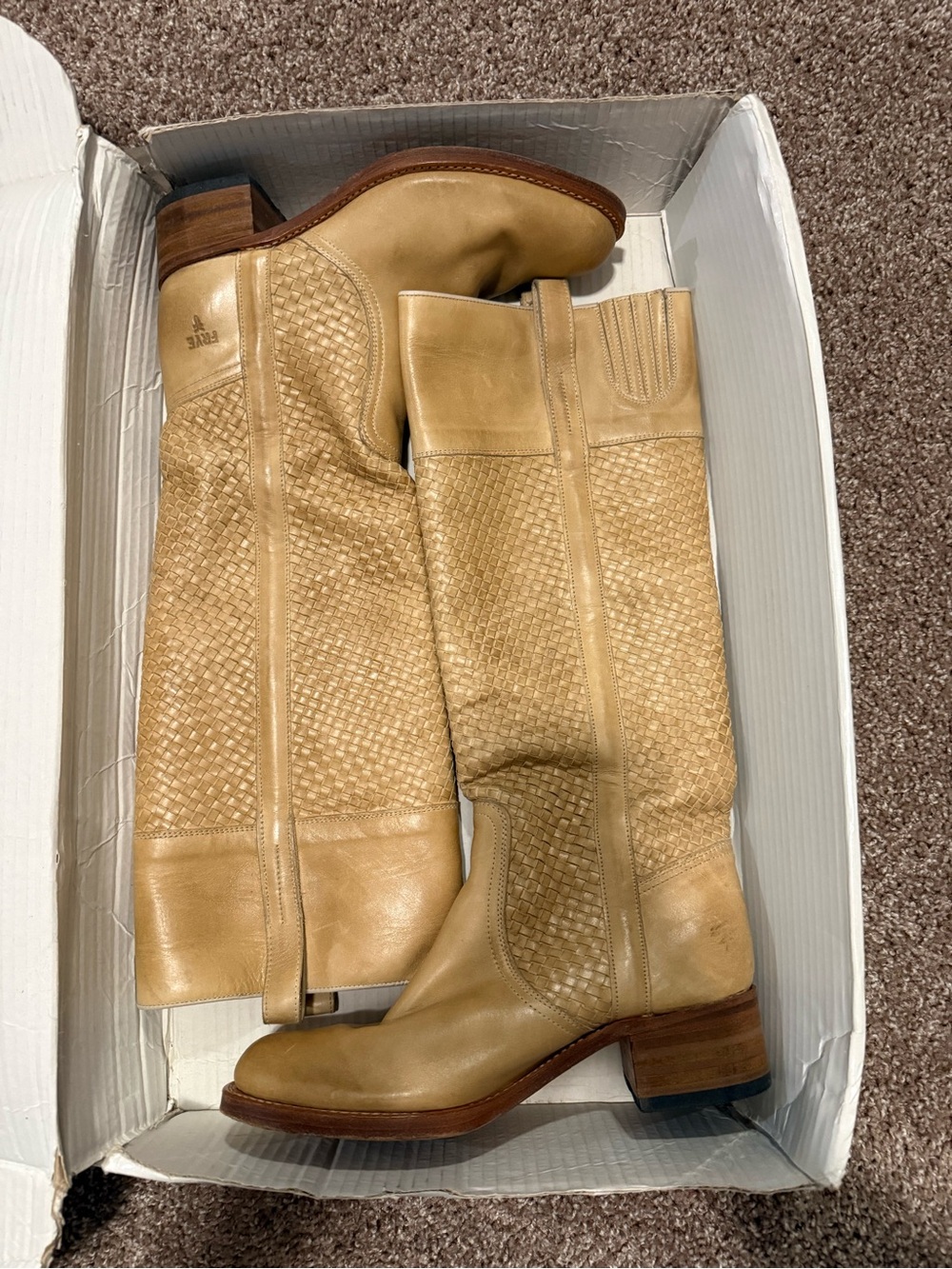 FRYE Samantha Woven Boots